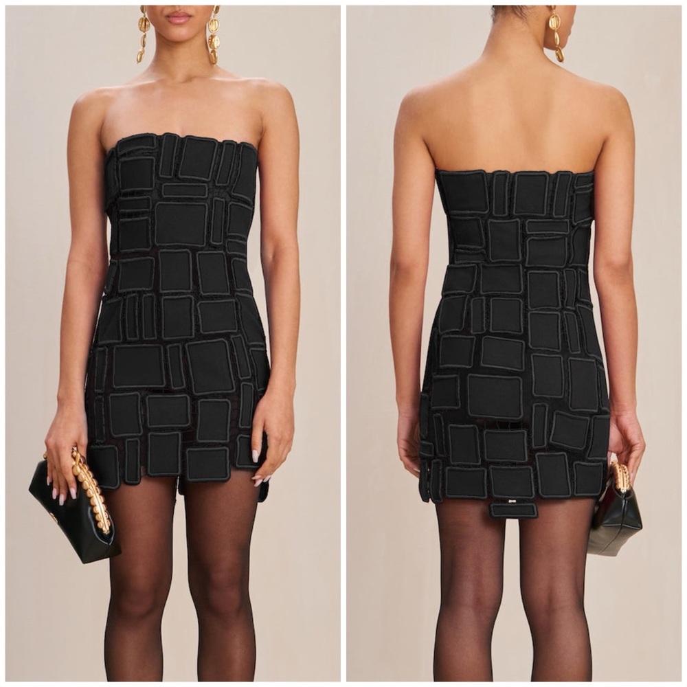 Cult Gaia Nurit Black Mini Dress - Picture 2 of 8